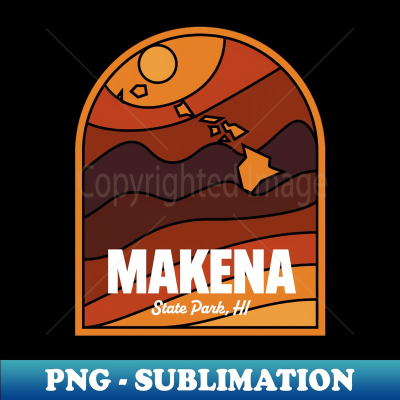 Makena State Park Hawaii - Aesthetic Sublimation Digital File