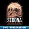 Sedona Red Rocks Badge - PNG Transparent Digital Download File for Sublimation