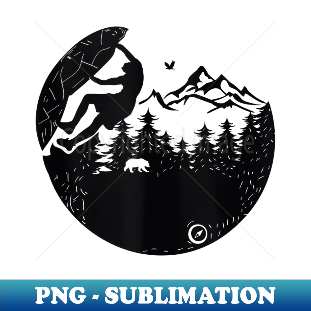 Mens Cool Rock Climber, Rock Climbing, Mountaineering Bouldering - Special Edition Sublimation PNG File