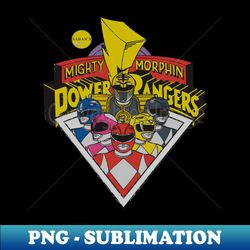 power rangers logo group - exclusive sublimation digital file