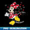 Disney Minnie Rock the Dots Minnie Love - PNG Transparent Digital Download File for Sublimation