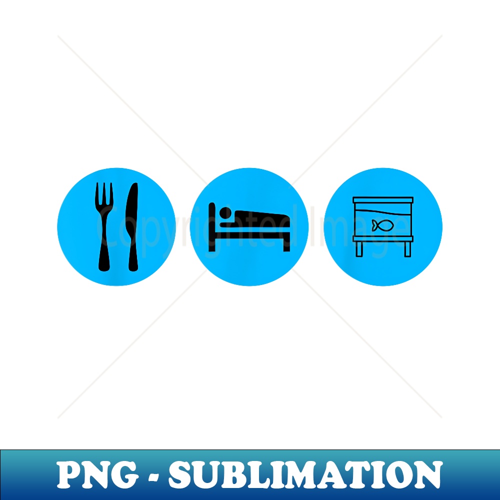 Eat Sleep Reef Aquarium T  Saltwater Aquarium - PNG Sublimation Digital Download
