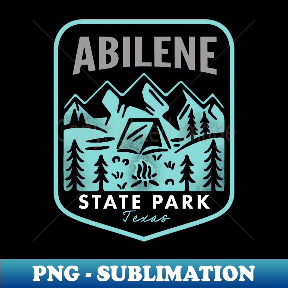 Abilene State Park Texas - High-Quality PNG Sublimation Download