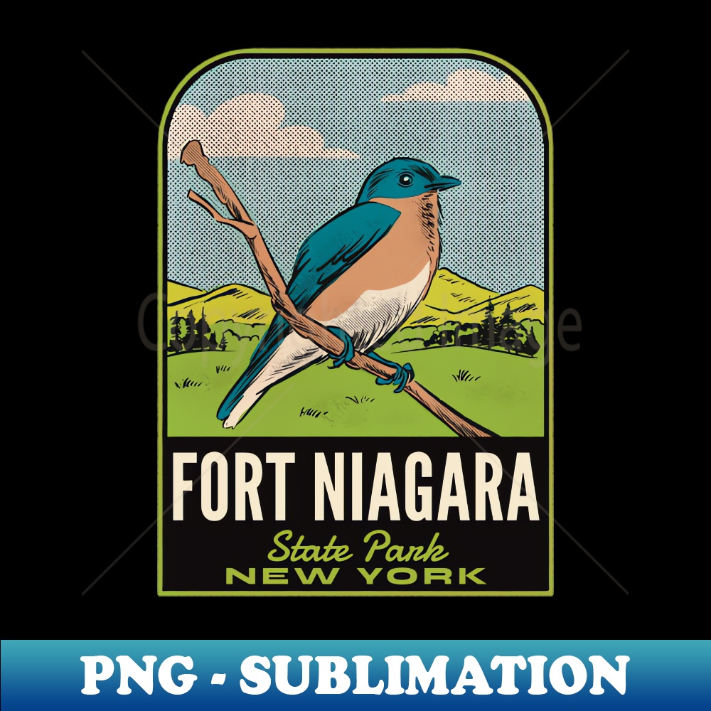 Fort Niagara State Park NY Vintage Travel - Aesthetic Sublimation Digital File
