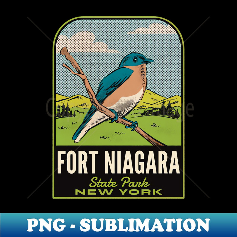 Fort Niagara State Park NY Vintage Travel - Aesthetic Sublimation Digital File
