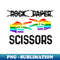 Lesbian Pride Rock Paper Scissors Funny LGBTQ Rainbow Flag - PNG Sublimation Digital Download