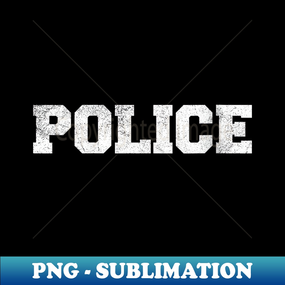 s Police Officer Costume Apparel, Swat Team - Decorative Sublimation PNG File