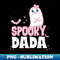 Spooky Dada Family Cute Pink White Ghost Boo Halloween - Premium Sublimation Digital Download