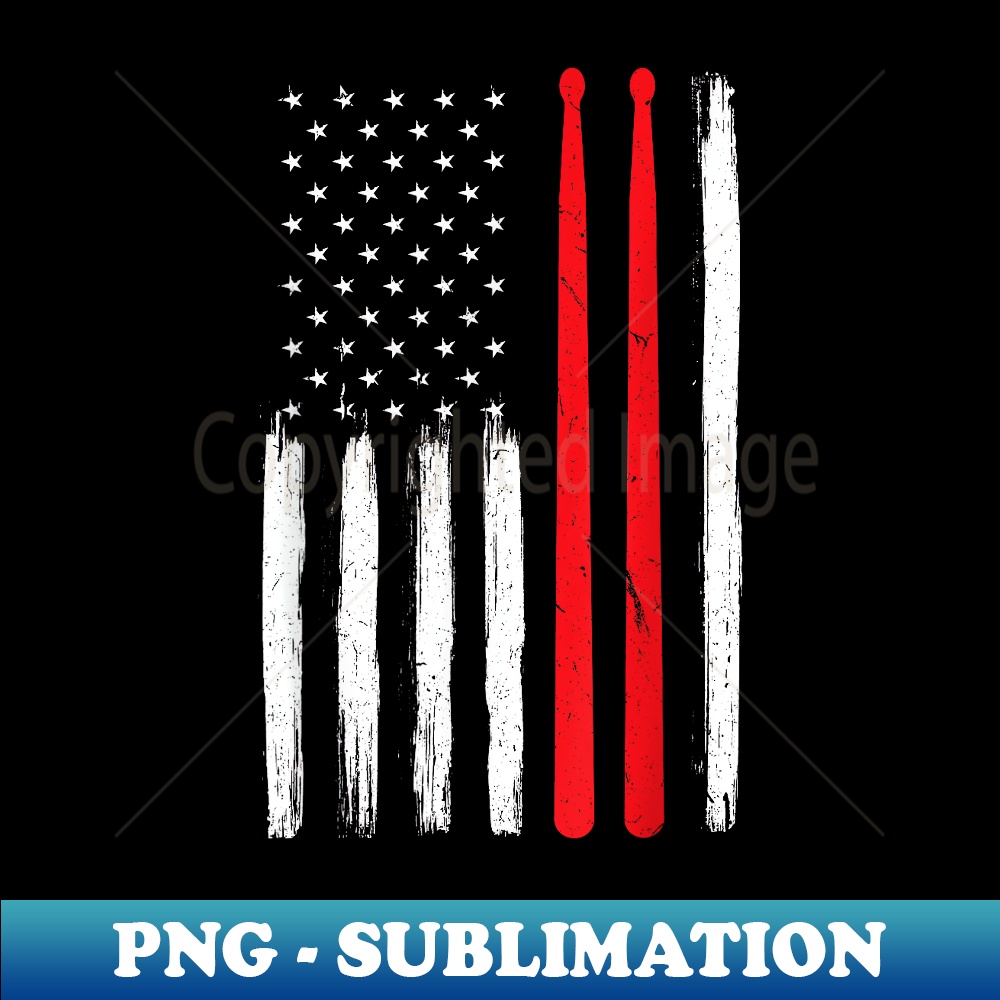 Drummer Men Percussion Lover Drum Kit - PNG Transparent Digital Download File for Sublimation