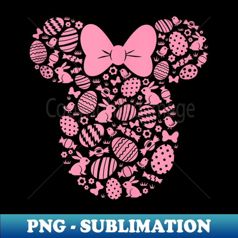 Disney Minnie Mouse Pink Easter - Premium Sublimation Digital Download