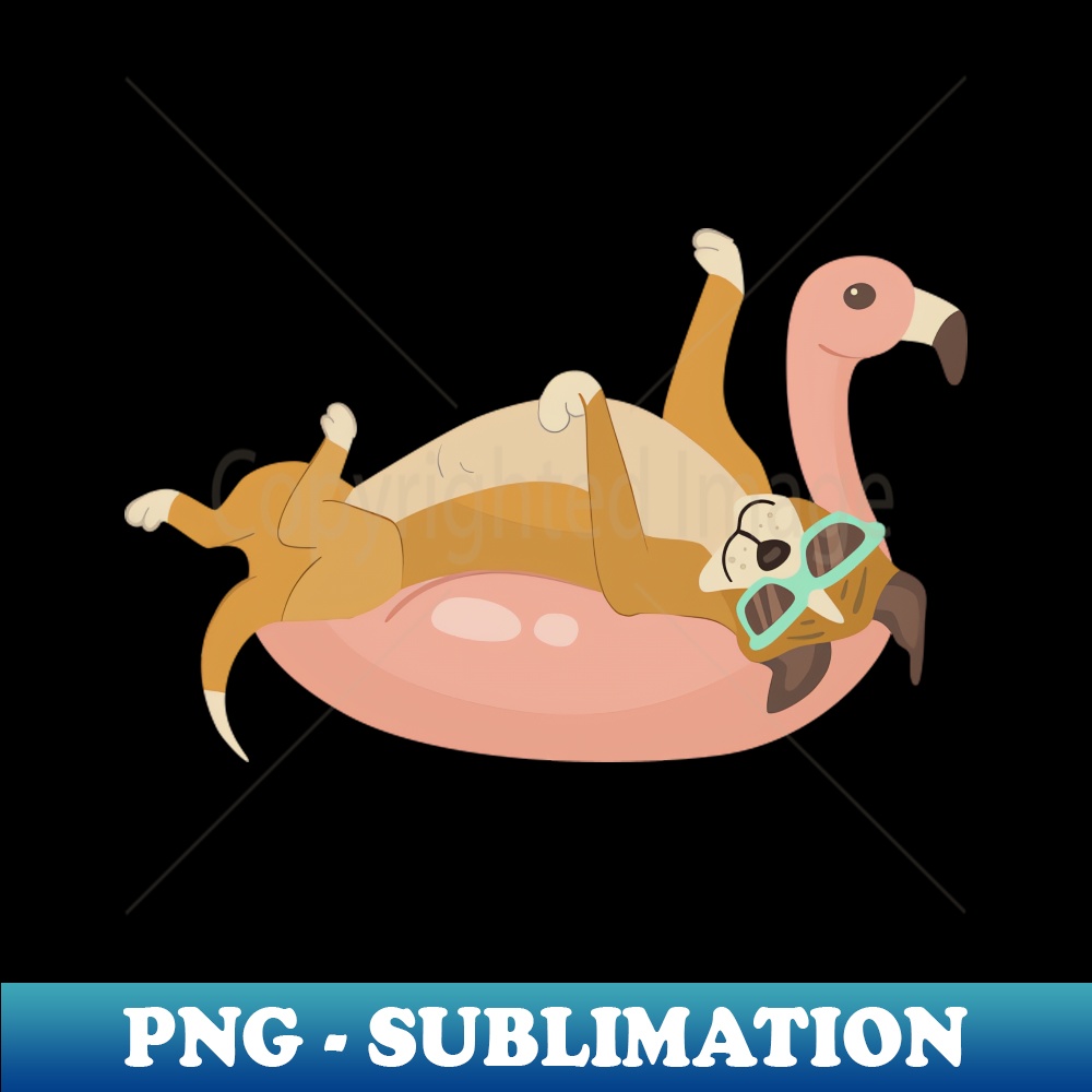 Lovely Boxer Dog - Retro PNG Sublimation Digital Download