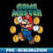 Nintendo Super Mario Game Master Coins - Exclusive PNG Sublimation Download
