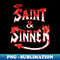 s Halloween Couples Costume design Funny Couple Saint & Sinner - Aesthetic Sublimation Digital File