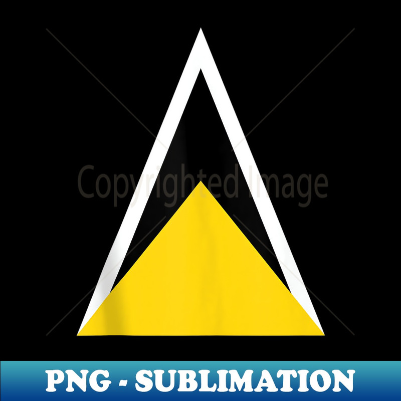 Saint Lucia Independence Day Flag Caribbean Carnival - Special Edition Sublimation PNG File