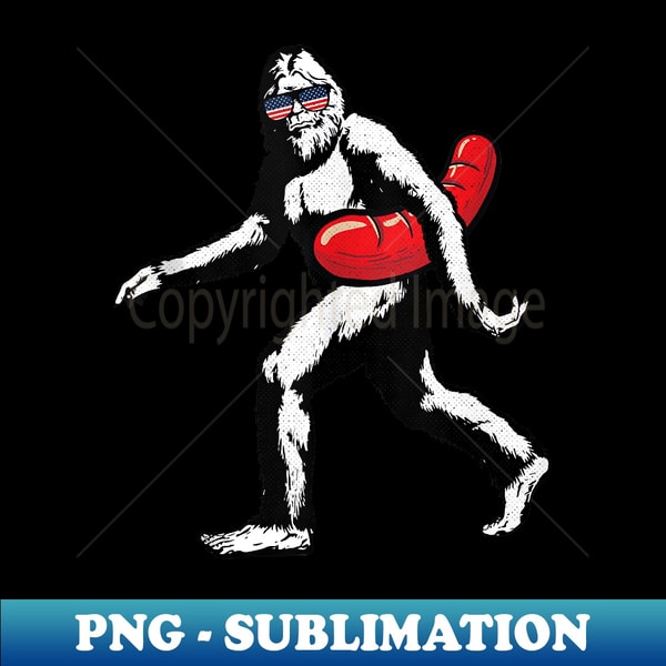 Bigfoot Hot-dog 4th Of July Sasquatch Patriotic American - Special Edition Sublimation PNG File
