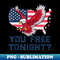 YOU FREE TONIGHT Funny Eagle Freedom July 4th USA Meme - PNG Transparent Sublimation Design