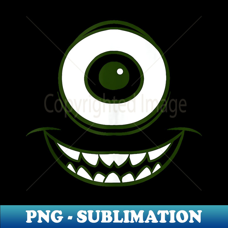 Disney Pixar Monsters Inc. Mike Wazowski Eye - Trendy Sublimation Digital Download