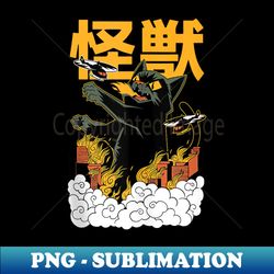 kaiju cat monster kitty - high-quality png sublimation download