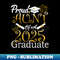 Proud Aunt of a Class of 2025 Graduate Aunt Senior 2025 - Trendy Sublimation Digital Download