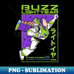 disney pixar toy story 4 buzz lightyear kanji - high-quality png sublimation download