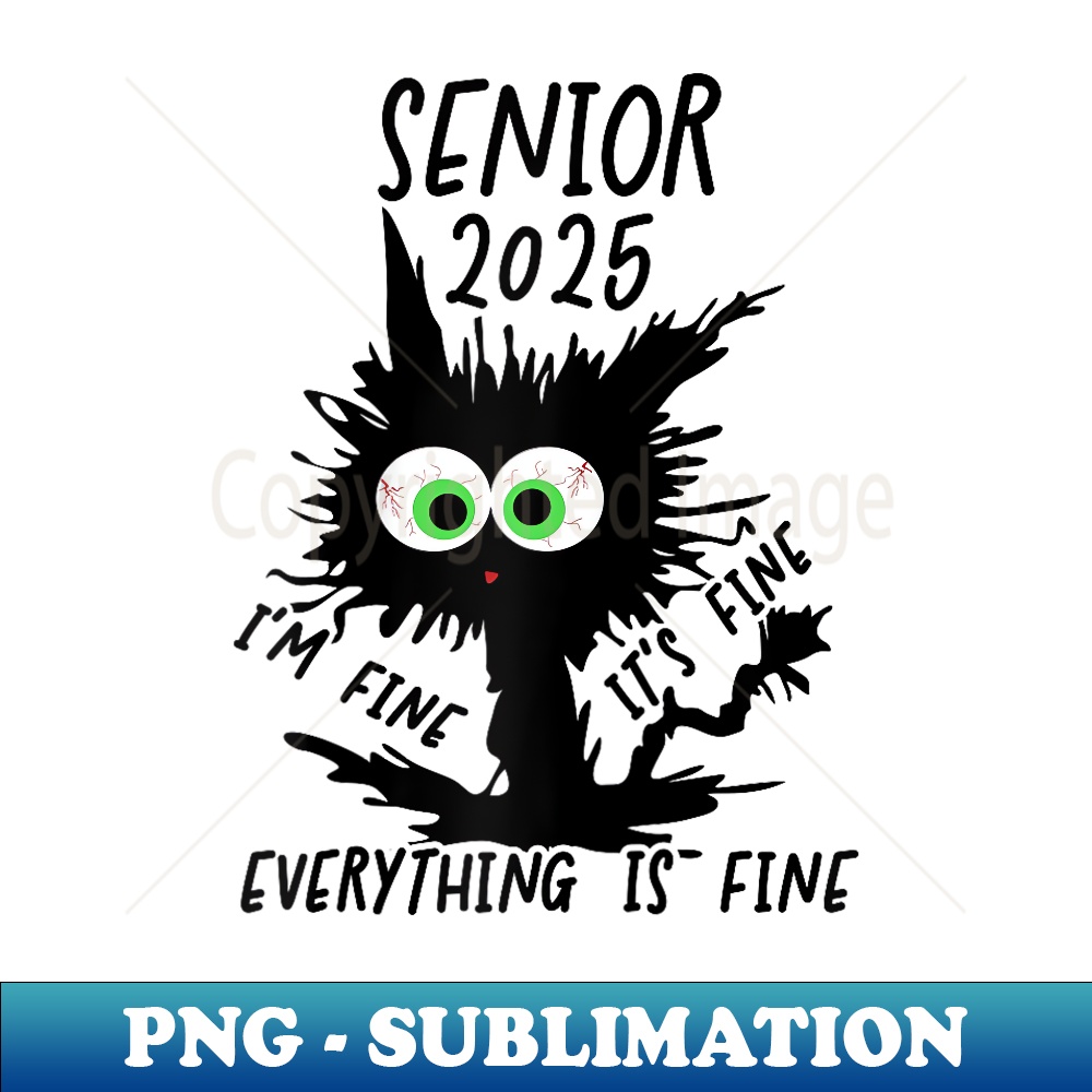 Senior 2025 Raglan Baseball - Vintage Sublimation PNG Download