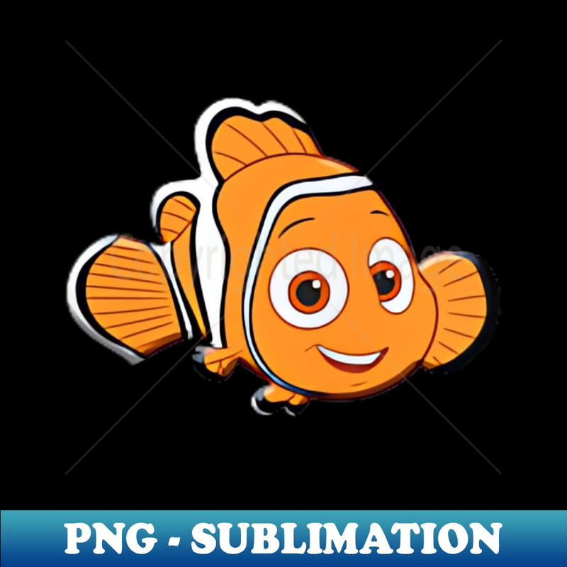 Disney Finding Dory Nemo Character Portrait - PNG Sublimation Digital Download