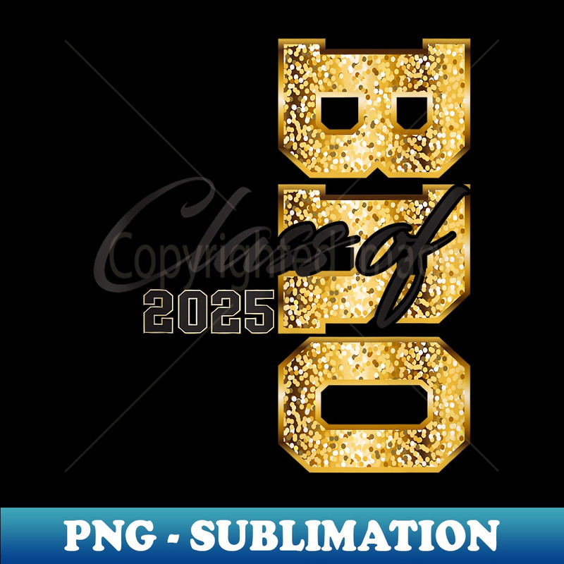 Proud Brother Of A Class Of 2025 Senior Graduation 25 - Modern Sublimation PNG File