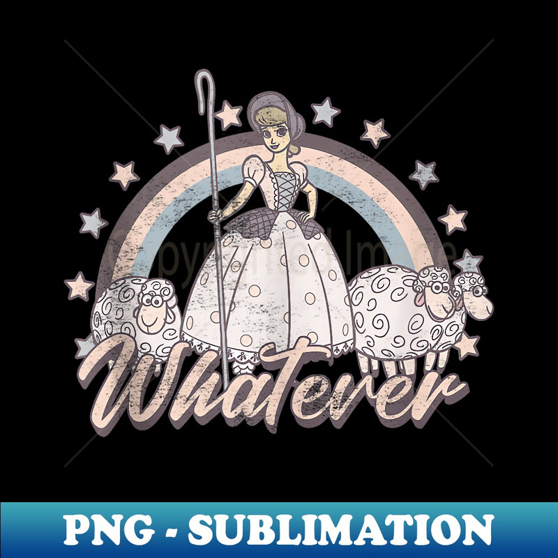 Disney Pixar Toy Story Rainbow Little Bo Peep Sheep Whatever - Trendy Sublimation Digital Download