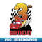 Disney Pixar Cars Lightning McQueen 3rd Birthday Race Logo - Retro PNG Sublimation Digital Download