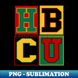 hbcu block letters grads alumni african american - instant sublimation digital download