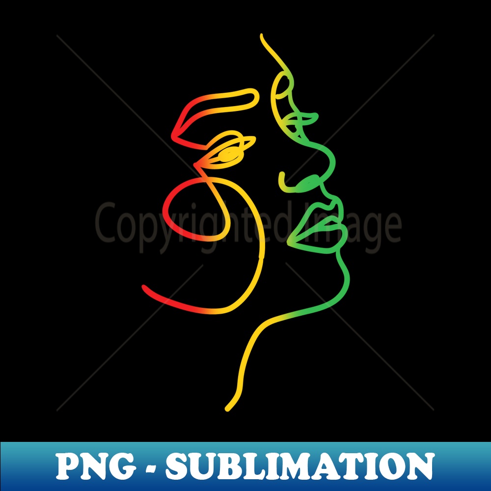 Face Abstract Juneteenth Art Back History African - Unique Sublimation PNG Download