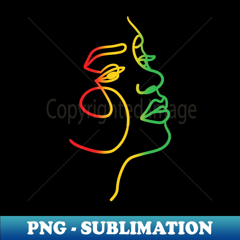 Face Abstract Juneteenth Art Back History African - Unique Sublimation PNG Download