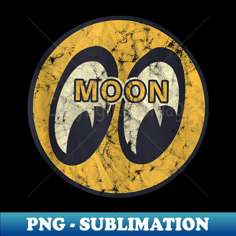 Moon Eyes Funny Icon Graphic - Special Edition Sublimation PNG File