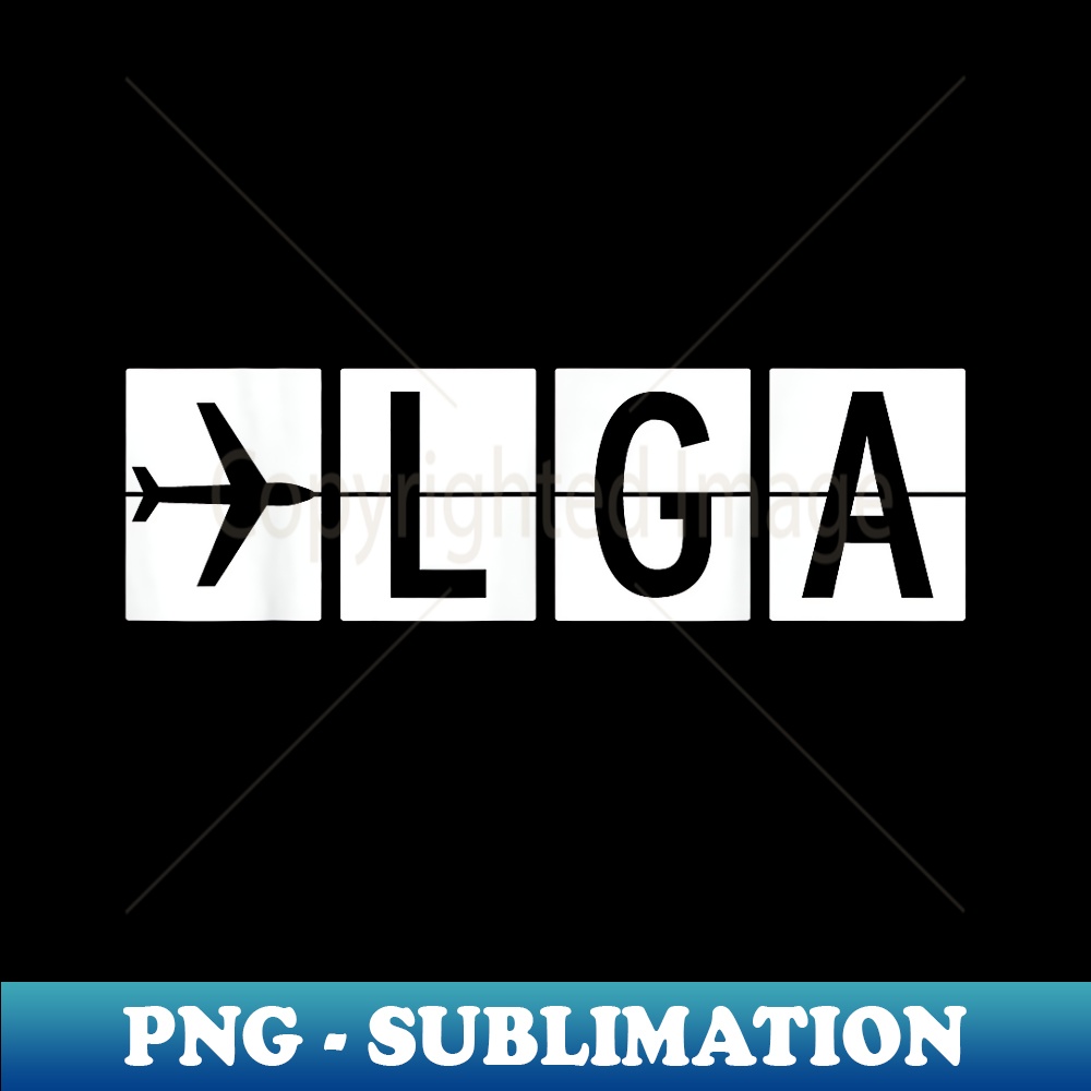 LGA LaGuardia New York City Airport - Signature Sublimation PNG File