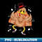 Tap Dancing Turkey Thanksgiving Step Dancer 1 - Sublimation-Ready PNG File