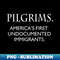 Pilgrims America's First Undocumented Pro Immigration - High-Resolution PNG Sublimation File