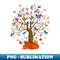 Butterfly Tree Fall Pumpkin s Halloween Autumn - Premium Sublimation Digital Download