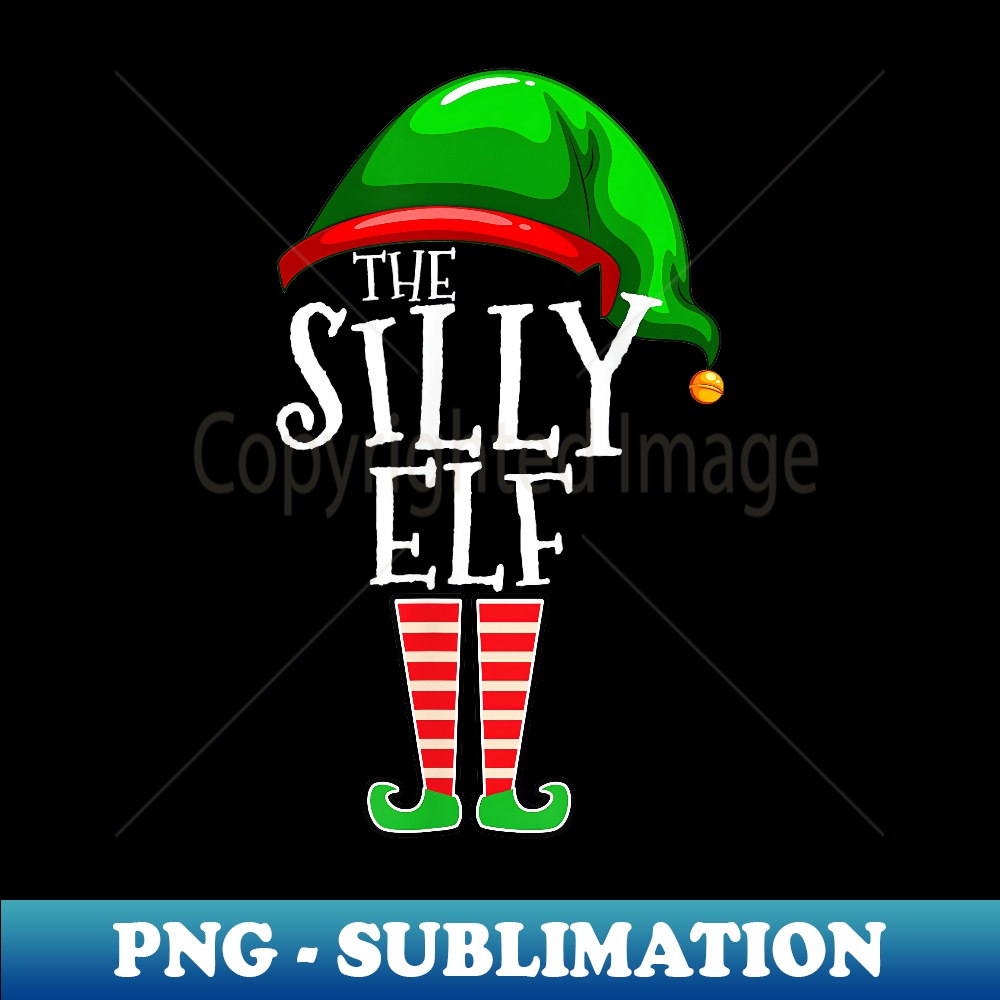 The Silly Elf Family Matching Group Christmas Holiday 1 - PNG Transparent Sublimation File