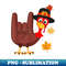 Hand Turkey American Sign Language I Love You Thanksgiving - Decorative Sublimation PNG File