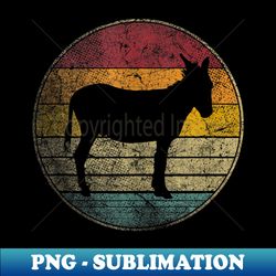 donkey mule farm farmer retro style vintage 80s - digital sublimation download file