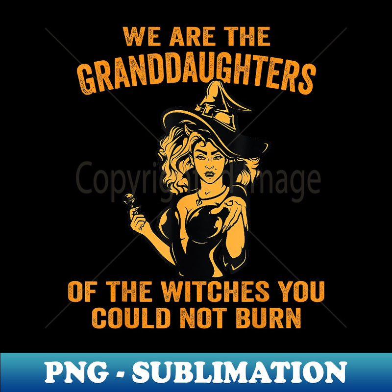 We Are the Granddaughters of the Witches You Could Not Burn 1 - Unique Sublimation PNG Download
