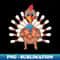 Cool Turkey Bowling Pin Feathers Funny Thanksgiving - Premium PNG Sublimation File