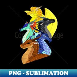 wing of fires legends fathom darkstalker clearsight 1 - modern sublimation png file