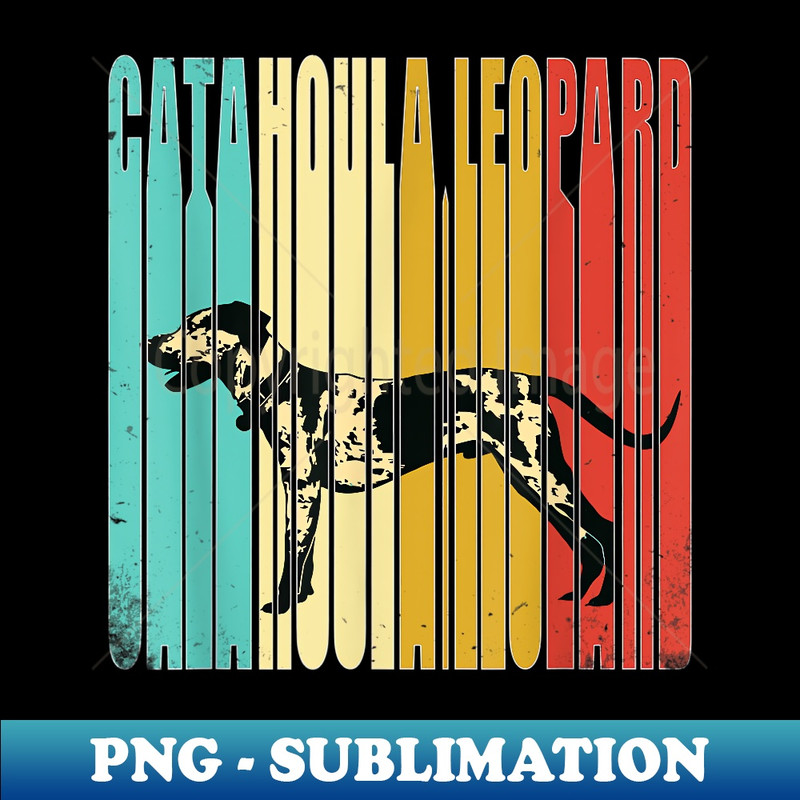 Vintage Catahoula Leopard Dog Lovers 1 - Creative Sublimation PNG Download