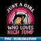 High Jump Player Vintage Just A Girl Who Loves High Jump - Professional Sublimation Digital Download