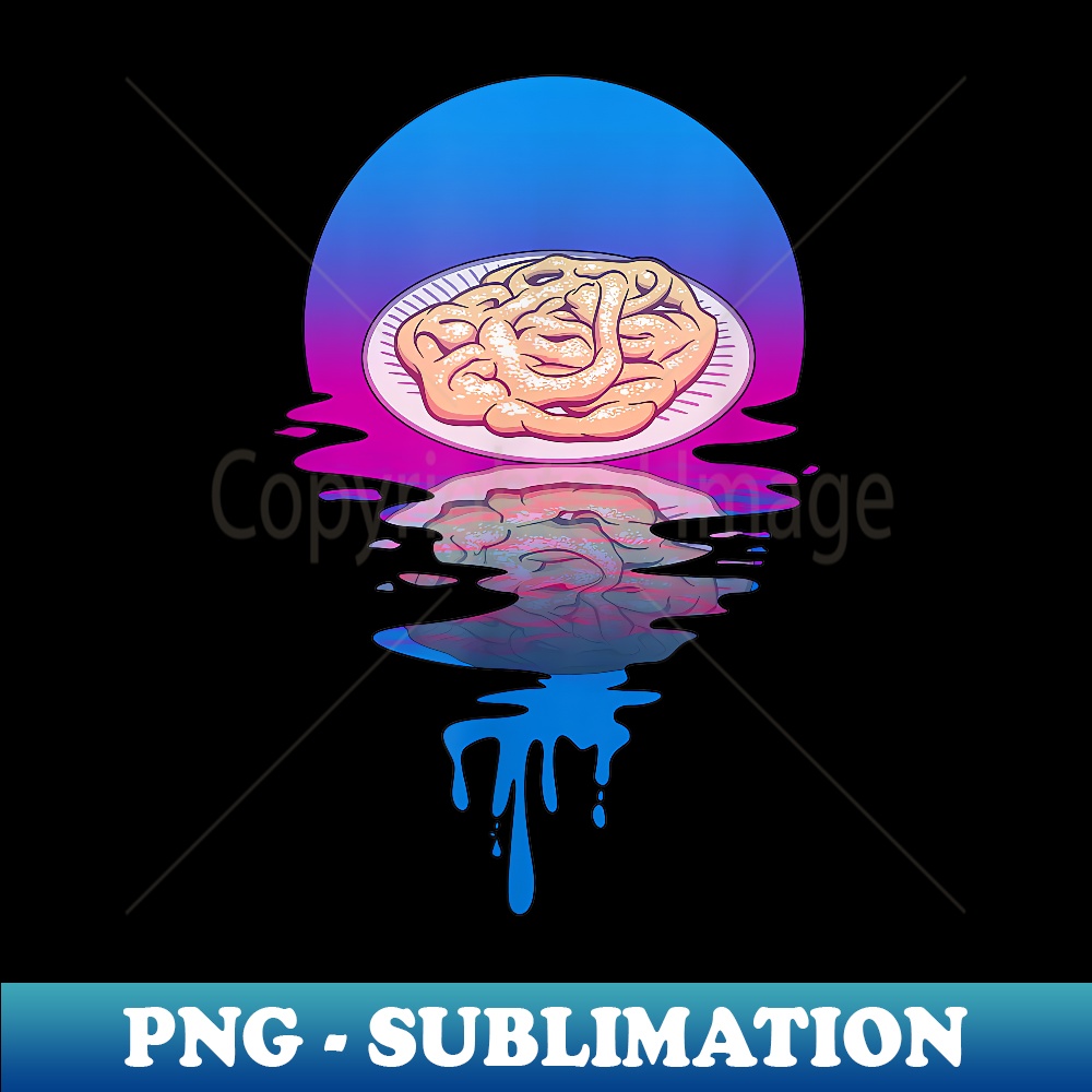 Vintage Retro Sunset Funnel Cake 1 - Special Edition Sublimation PNG File