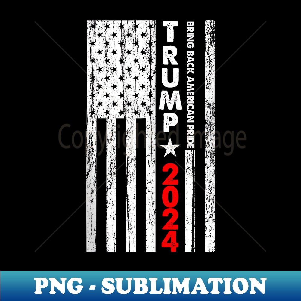 Donald Trump 2024 USA Election Trump Support - Artistic Sublimation Digital File