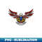 I'm Voting For The Convicted Felon Eagle USA America Flag - PNG Transparent Sublimation File
