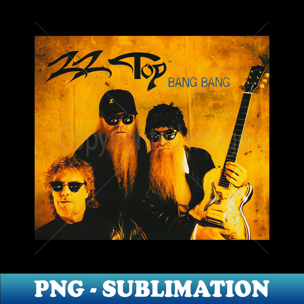 Retro Zz Top - High-Quality PNG Sublimation Download