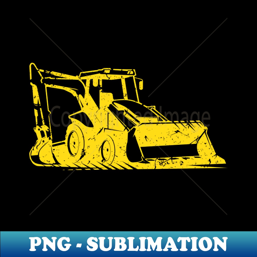 yellow excavator excavator operator clothing construction - Artistic Sublimation Digital File